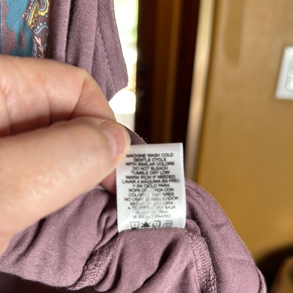 Obsessive Love Sunset Graphic Purple Tank Top Size Small - Picture 4 of 6